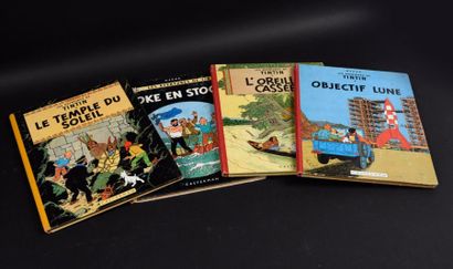 HERGÉ

TINTIN HS. Un ensemble de 4 albums...