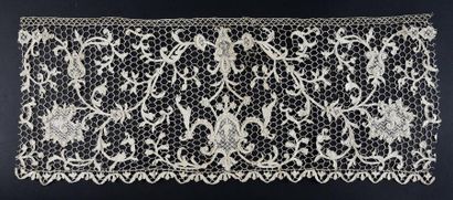 Rare Point de France, dentelle à l'aiguille,...