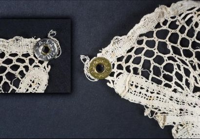 Collection Lescure, bas d'aube en dentelle...