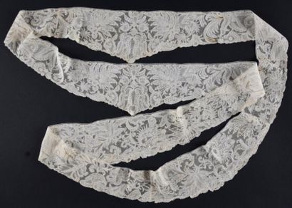 Engageantes en dentelle de Bruxelles, fuseaux,...