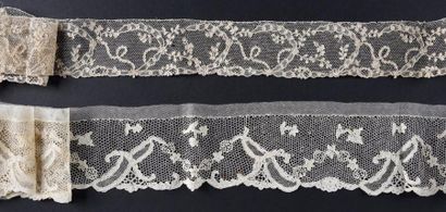 Volants en dentelle d'Argentan, aiguille,...