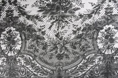 Remarquable volant pour jupe en dentelle...
