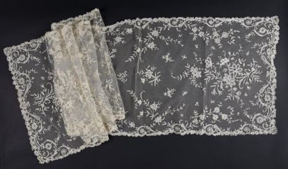 Etole de mariée en dentelle Application d'Angleterre,...