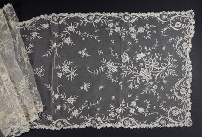 Etole de mariée en dentelle Application d'Angleterre,...