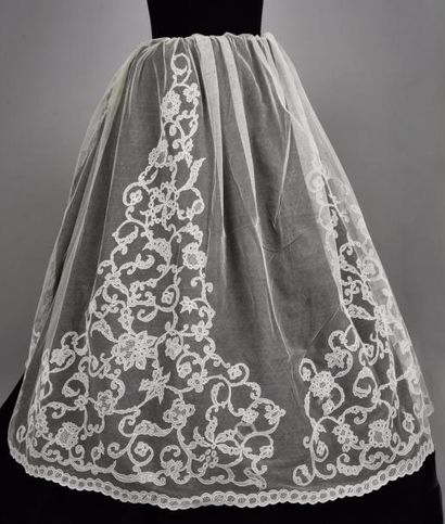 Jupe ou volant de rochet en dentelle type...