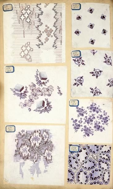 Album de maquettes gouachées pour l'impression...