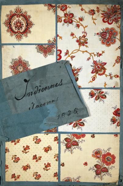 Album d'échantillons d'imprimés pour la mode,...