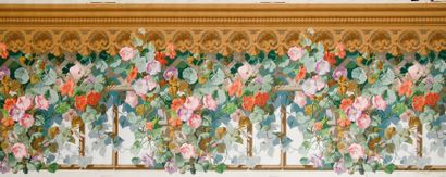 Bordure haute du Décor Jardin d'hiver, manufacture...