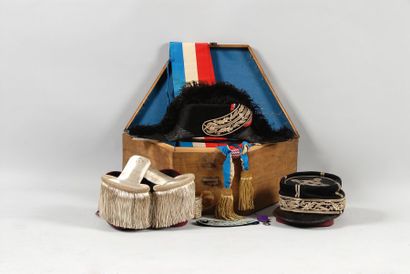 Paire d'épaulettes d'officier, fin XIXe siècle,...