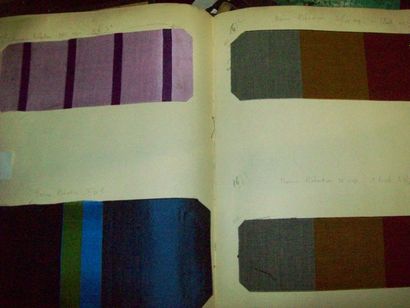 Album d'échantillons, début XXe siècle, unis...