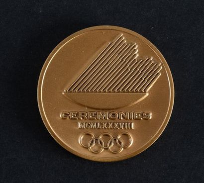 CALGARY 1988
Médaille officielle de participant...
