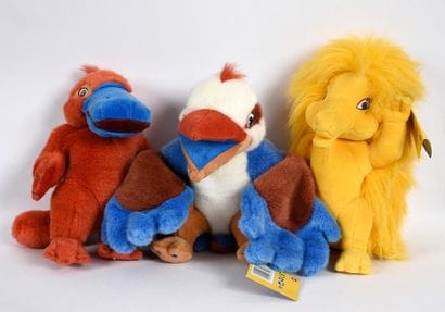 SYDNEY 2000
Mascottes officielles «Syd, Olly...