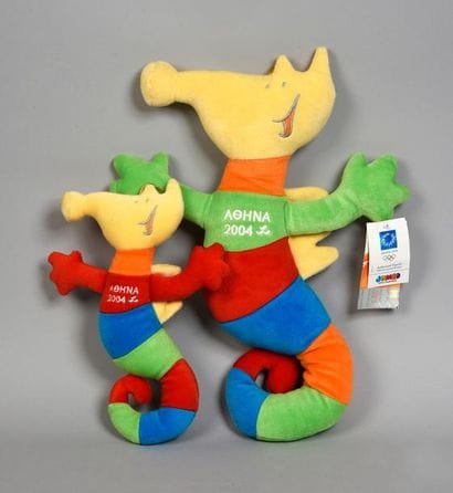 ATHENES 2004
Mascottes officielles «Proteas»...