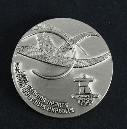 VANCOUVER 2010
Médaille officielle de participant...