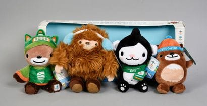 Mascottes officielles «Sumi, Quatchi, Miga...