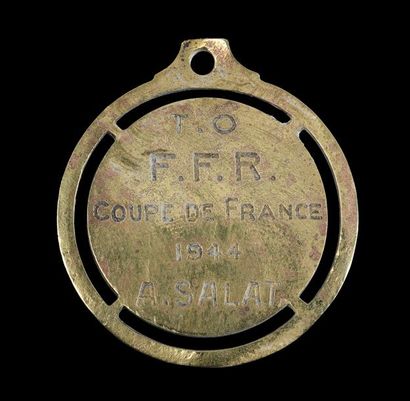 Médaille de vainqueur de la Coupe de France...