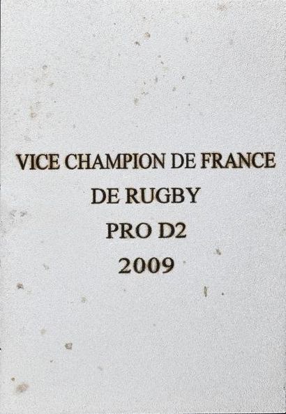 Médaille de vice champion de France de Pro...