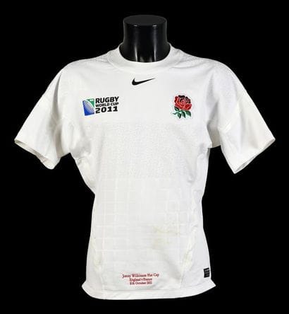 Jonny Wilkinson n°10.
Maillot porté avec...