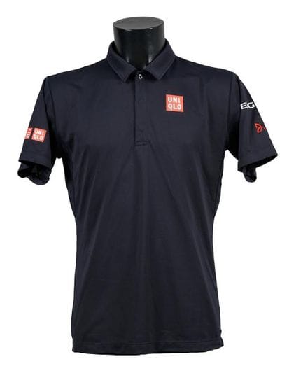 Novak Djokovic.
Polo porté lors de son 1/4...