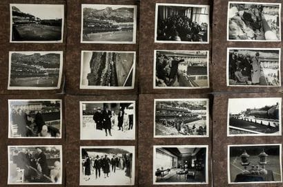 Ensemble de 16 photos originales pour l'Inauguration...