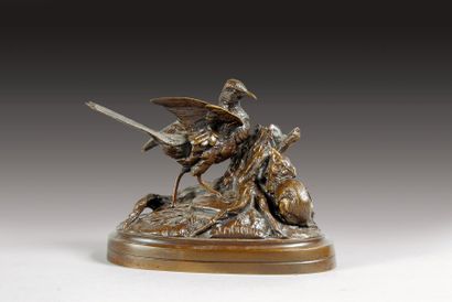 Jules MOIGNIEZ (1835-1894)
Oiseau et musaraigne...