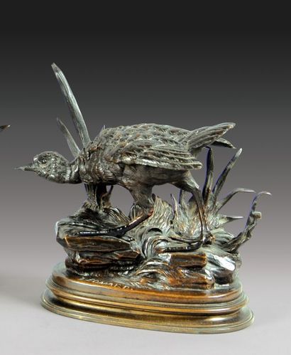 A. LEONARD
Bécasseau Bronze à patine brune.16,5...