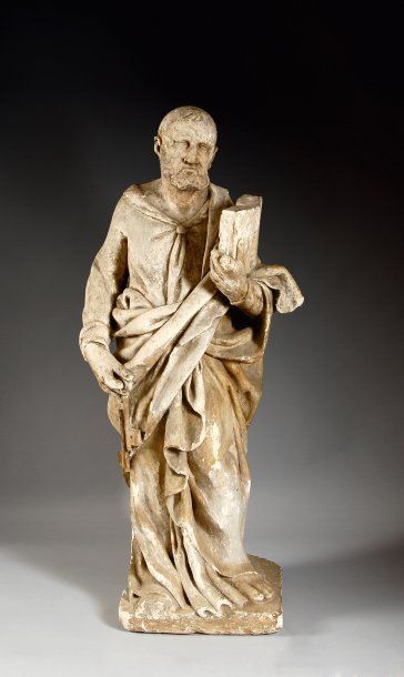 Sculpture sur pierre de Tuffeau représentant...
