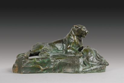Antoine-Louis BARYE (1795-1875), d'après
Panthère...