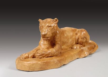 Richard FATH (1900-1952)
Lionne couchée Belle...