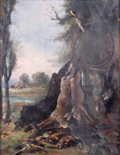 Auguste de MOLINS (1821-1890)
Nature morte...