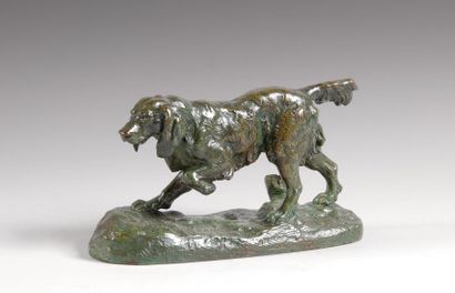 Antoine-Louis BARYE (1795-1875), d'après
Basset.Bronze...