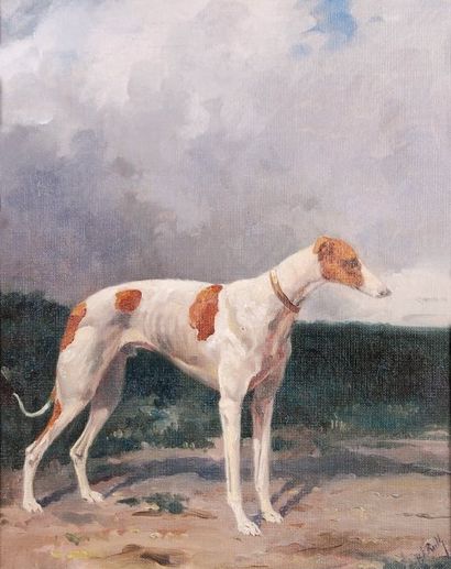 Baron Karl REILLE (1886-1974)
Le lévrier...