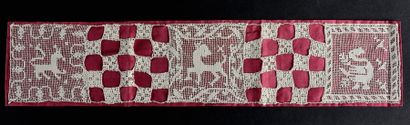 Bandeau en filet brodé, collection Margaret...