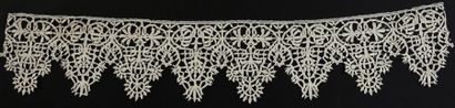 Rare dentelle de Gênes, fuseaux, collection...