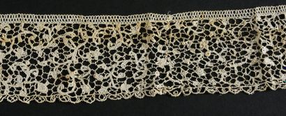Dentelle Point de France et Venise plat,...