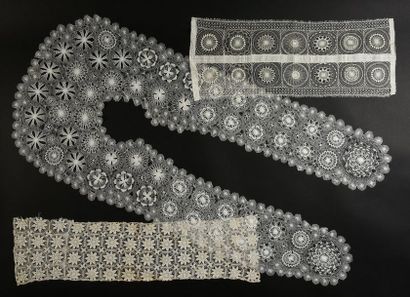 Trois dentelles Nanduti, collection Margaret...