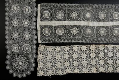 Trois dentelles Nanduti, collection Margaret...