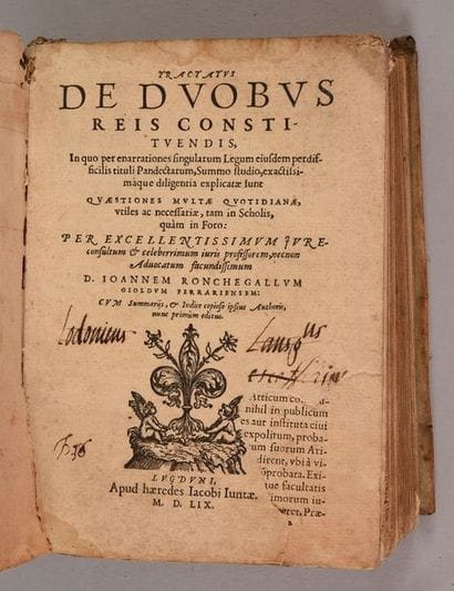 Ronchegallus Gioldus (Jean)

Tractatus de...