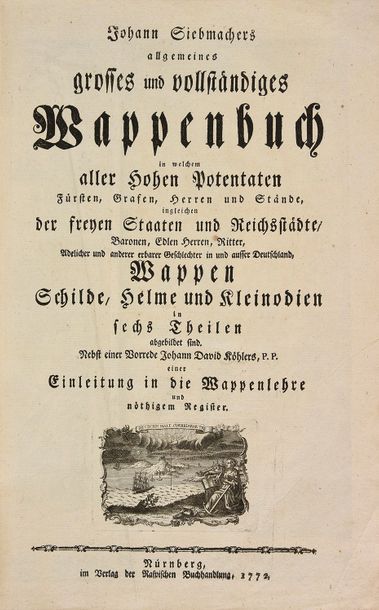 Siebmacher (Johann)

Wappenburg... Nuremberg,...