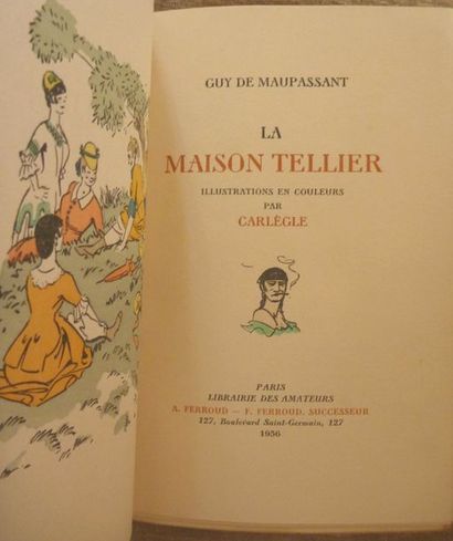 Ens. de 5 ouvrages - MAUPASSANT, Guy deSur...