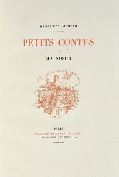 MOREAU
Petits contes à ma soeurP., Pelletan,...