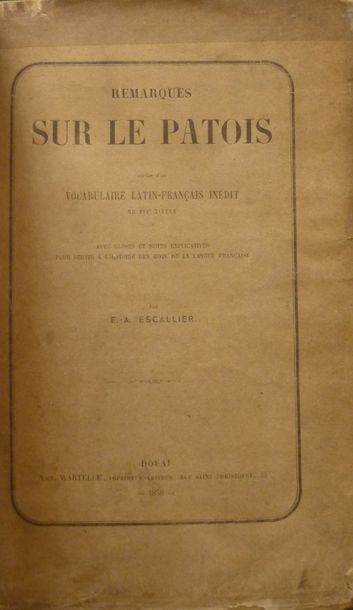 Ens. de 4 ouvrages - Picardie - BOUT, A.
Contribution...