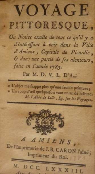 Ens. de 3 ouvrages - Picardie - DEVERMONT...