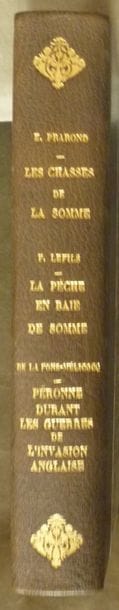 Ens. de 2 volumes de chasse et Picardie -...