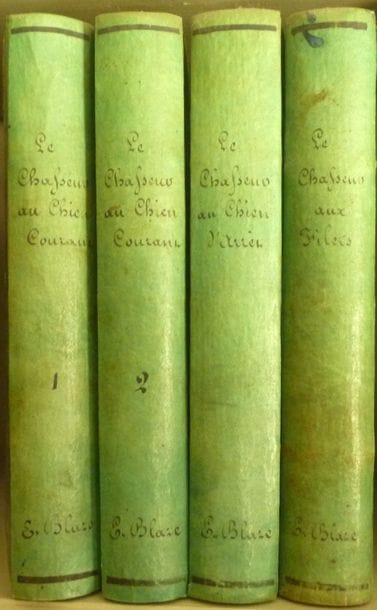 Ens. de 3 ouvrages de chasse - 
De la bibliothèque...