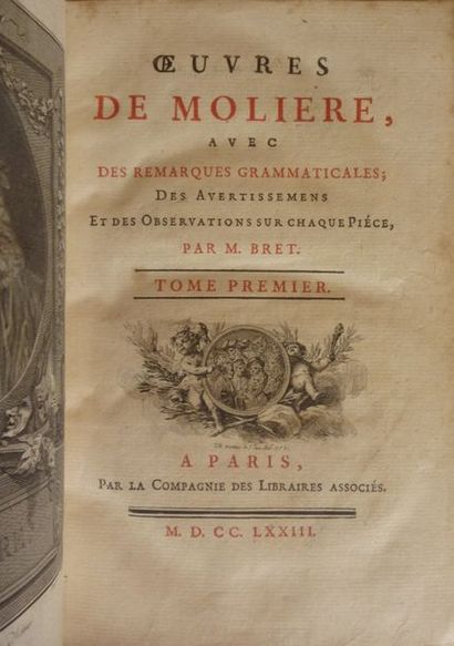 MOLIERE
Œuvres complètes
P., Compagnie des...