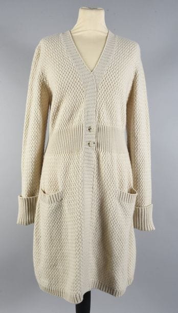 MAX MARA, robe en tricot de laine cachemire...