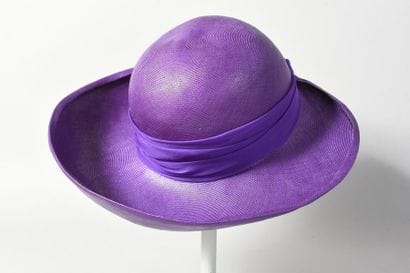 CHAPEAU d’été, capeline en paille tressée...