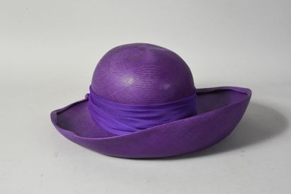 CHAPEAU d’été, capeline en paille tressée...