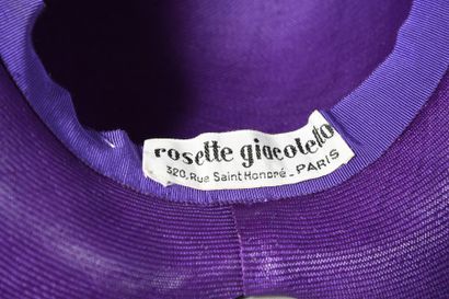 CHAPEAU d’été, capeline en paille tressée...